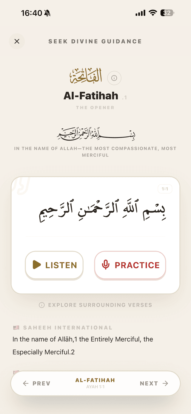 Seek divine guidance